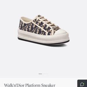 SOLD/BN Christian Dior Walk'n'Dior Platform Sneaker